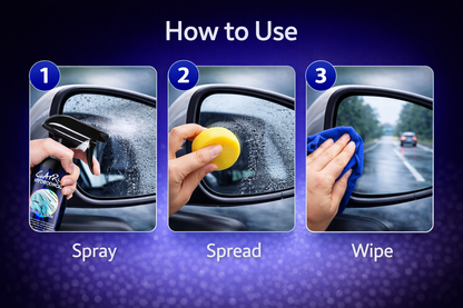 Carro Gear Spray Hidrofóbico para Parabrisas