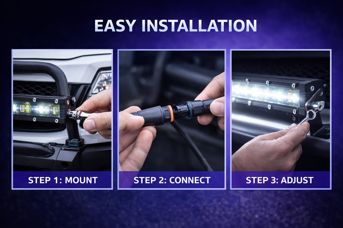 Carro Gear Barras LED Off-Road Beam