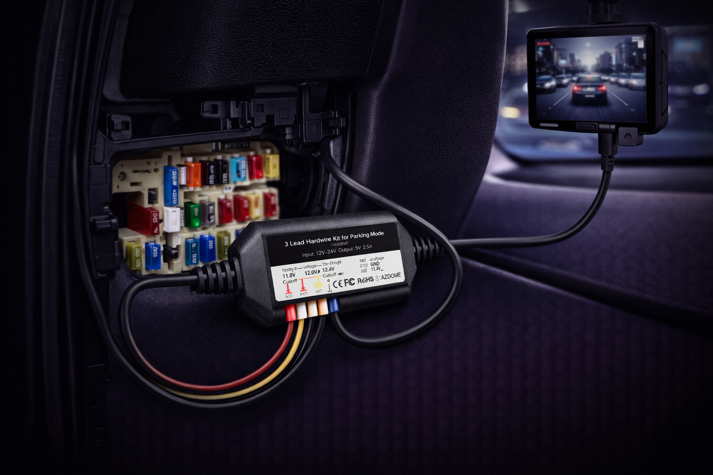 Carro Gear Kit Cableado Parking Mode