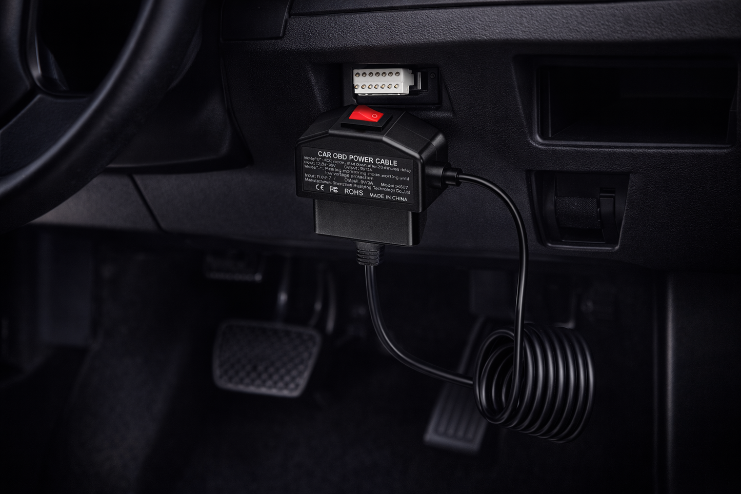Carro Gear Adaptador Alimentación OBD